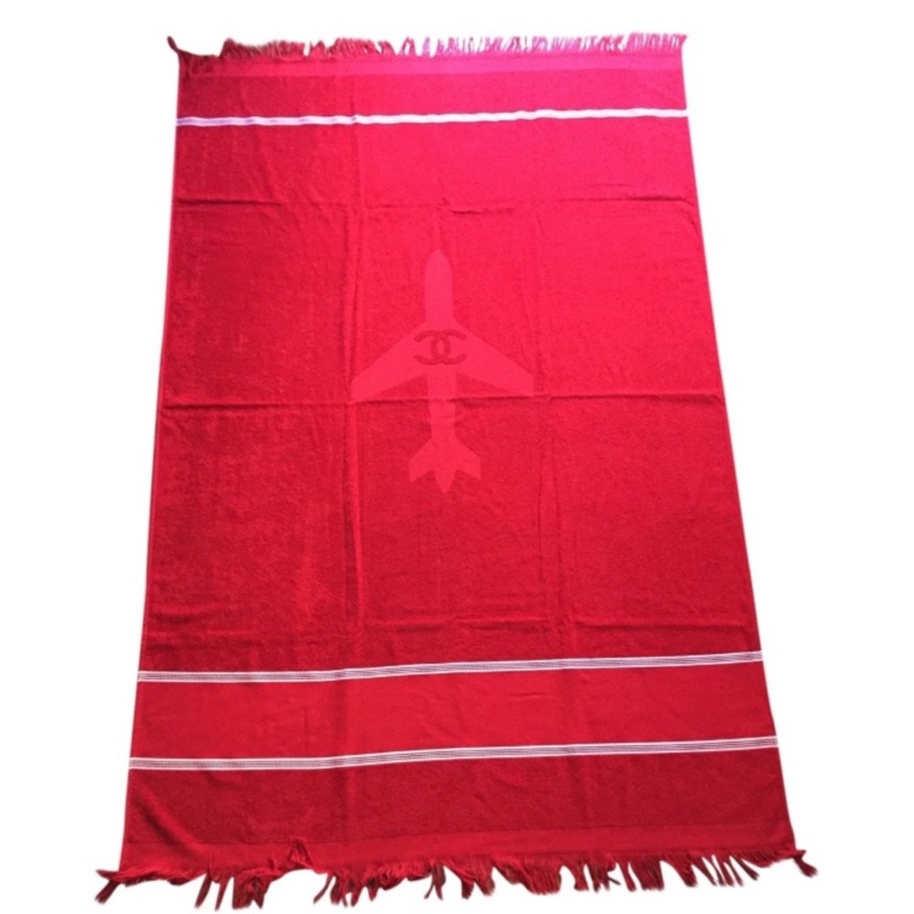 Chanel Airlines Travel Resort Beach Towel